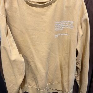 Nike Yellow Sweatshirt